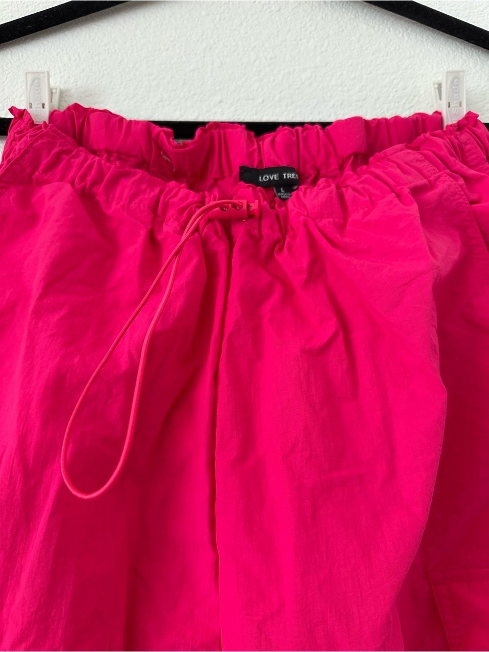 Love Tree Hot Pink Cargo Track Pants - Picture 3 of 6